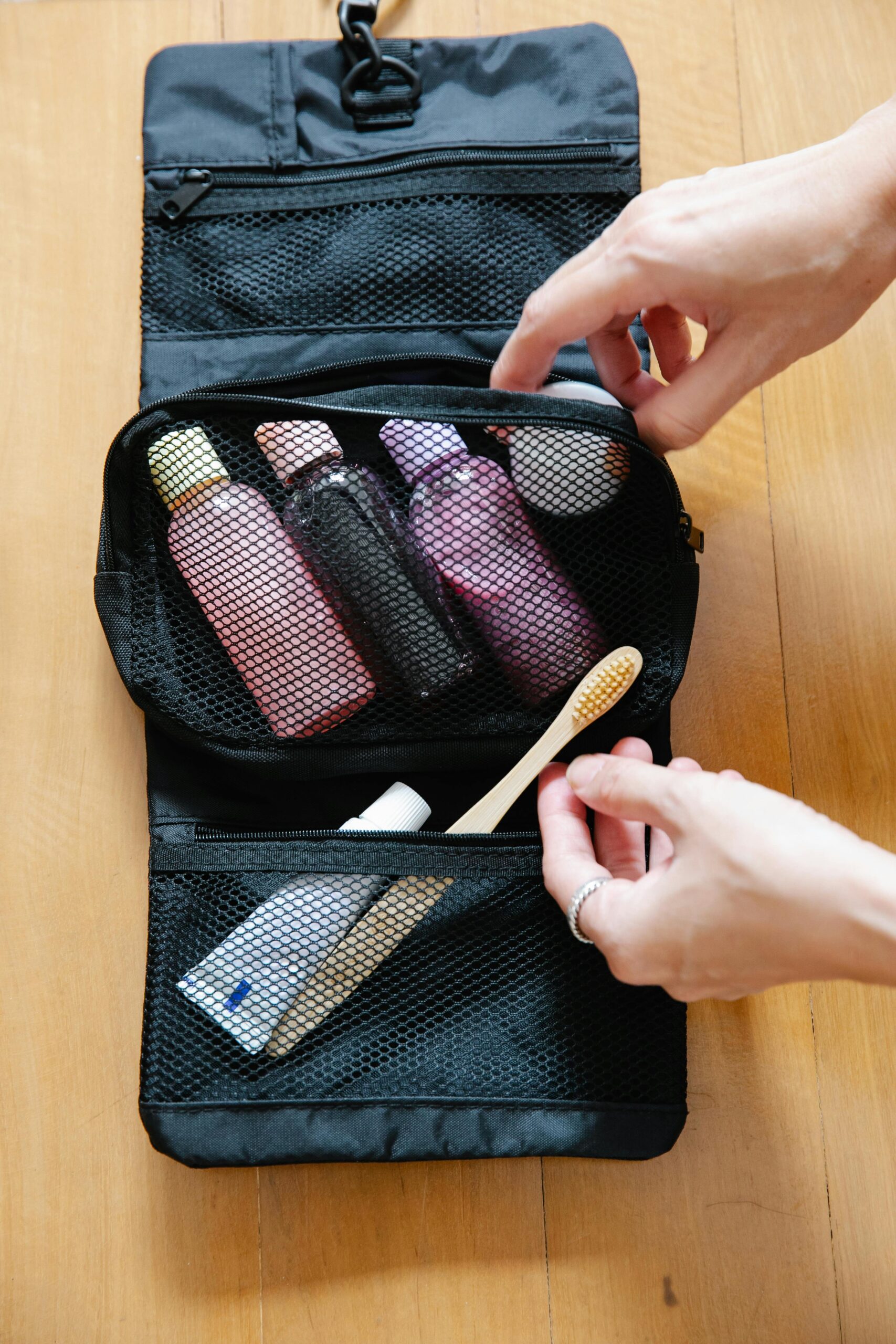 Black Toiletry Bag Photo